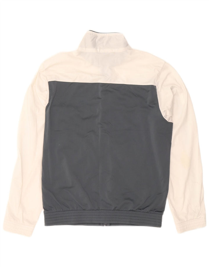CHAMPION Womens Tracksuit Top Jacket UK 14 Medium White Colourblock