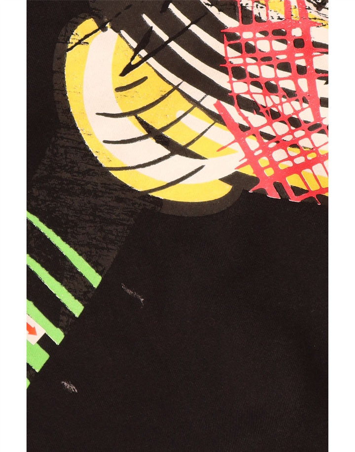 DESIGUAL moletom feminino com capuz gráfico Mickey Mouse Reino Unido 14 médio preto