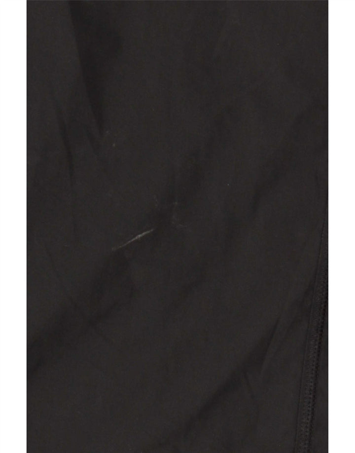 Jaqueta de chuva feminina com capuz Lotto UK 18 XL poliéster preto