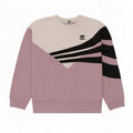 Adidas feminino oversized moletom jumper UK 14 médio rosa colorblock