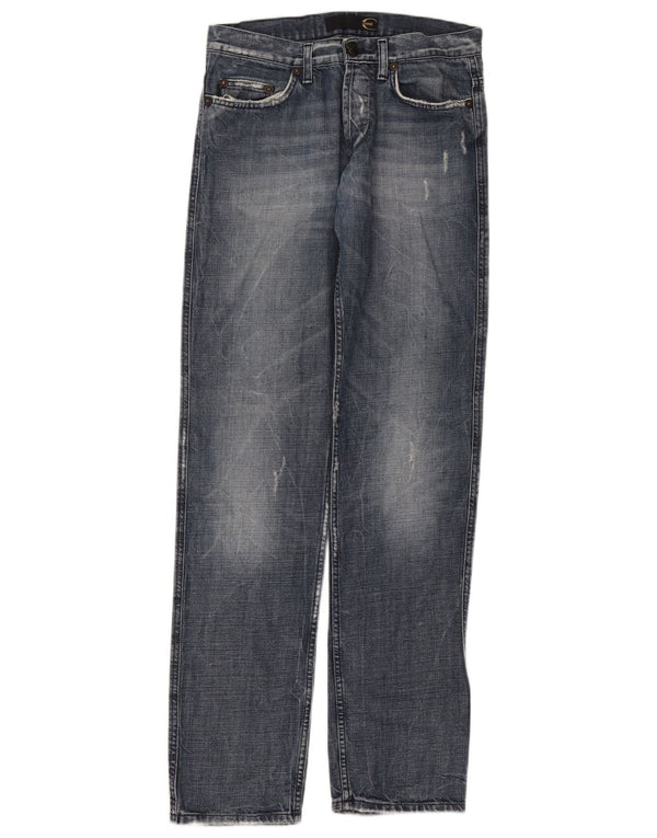 Jeans retos masculinos Just Cavalli desgastados W34 L34 azul