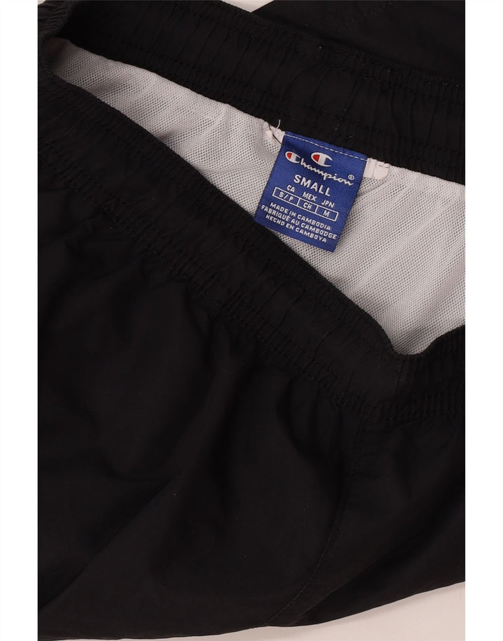 Shorts de natação Champion masculino gráfico pequeno preto