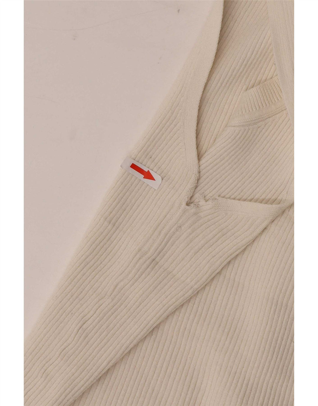 Regata feminina Marks & Spencer com colete curto Reino Unido 12 viscose branca média