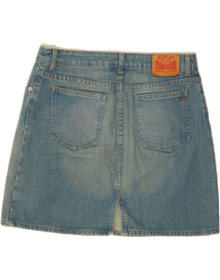 REPLAY Womens Denim Skirt W30 Medium Blue Cotton Vintage Replay and Second-Hand Replay from Messina Hembry 