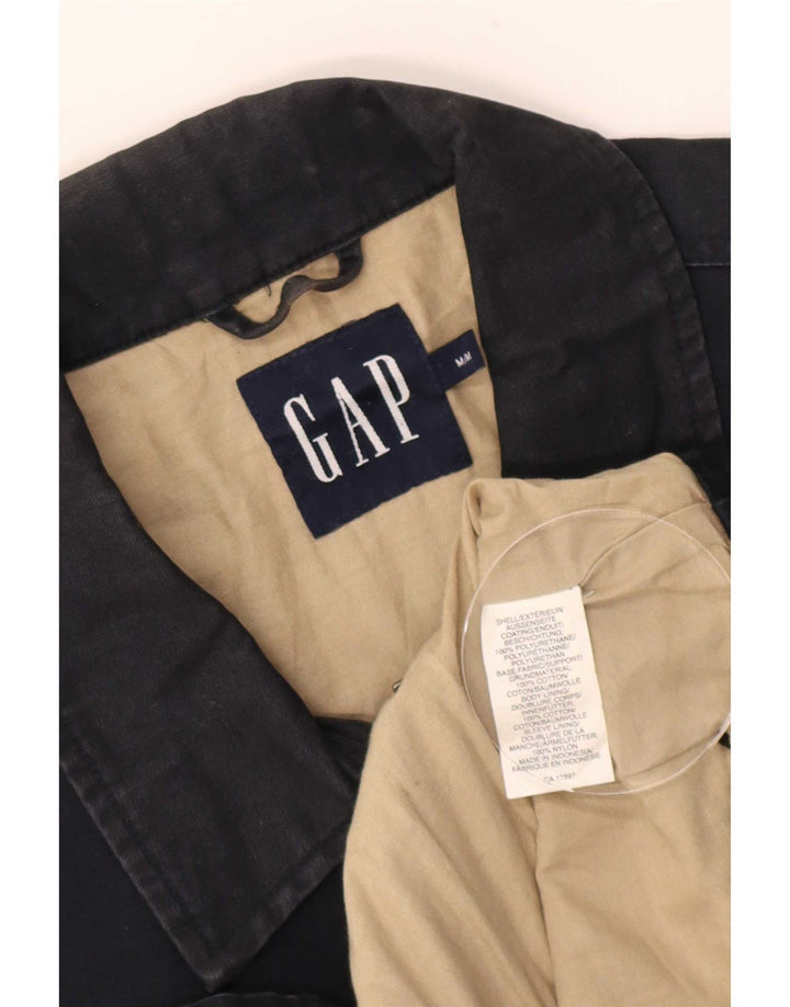 Jaqueta bomber masculina Gap Reino Unido 38 algodão azul marinho médio