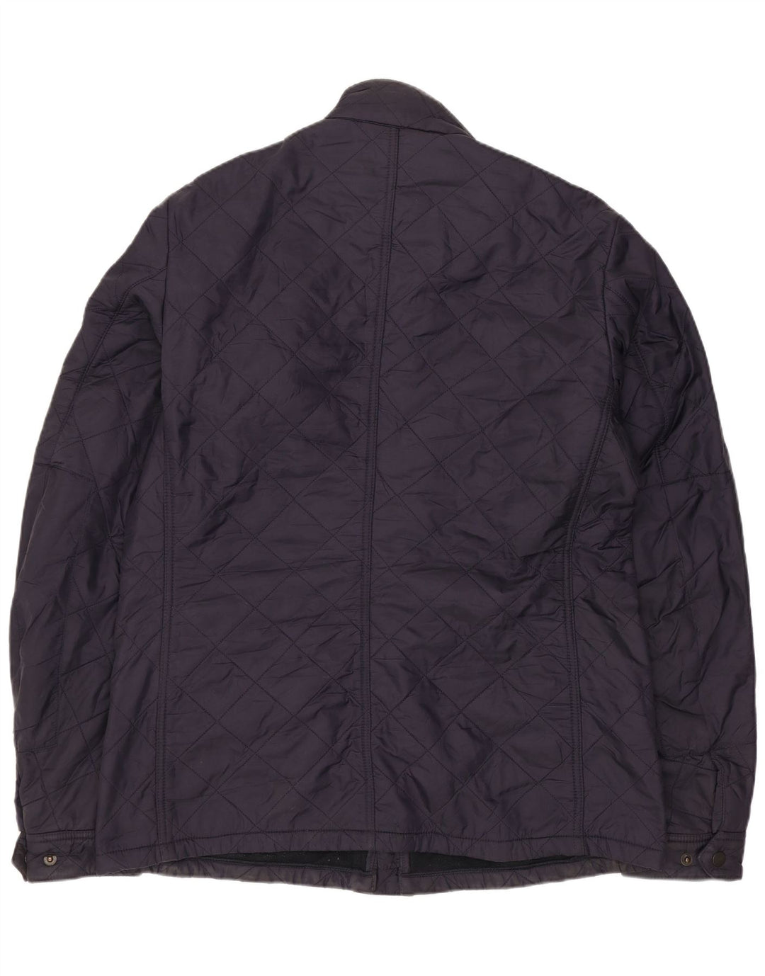 Jaqueta acolchoada masculina Barbour UK 40 grande poliamida azul marinho