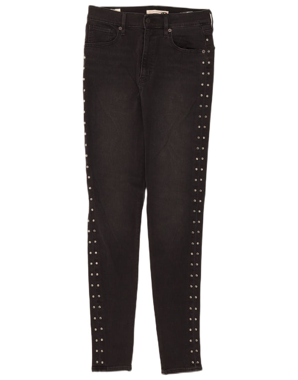 Calça Jeans Mile High Super Skinny Levi's Feminina W29 L32 Algodão Preto