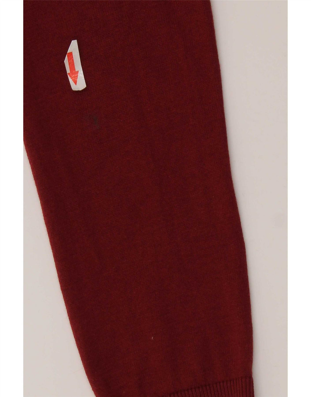 Massimo Dutti Bolero Jumper feminino Reino Unido 14 médio Borgonha seda