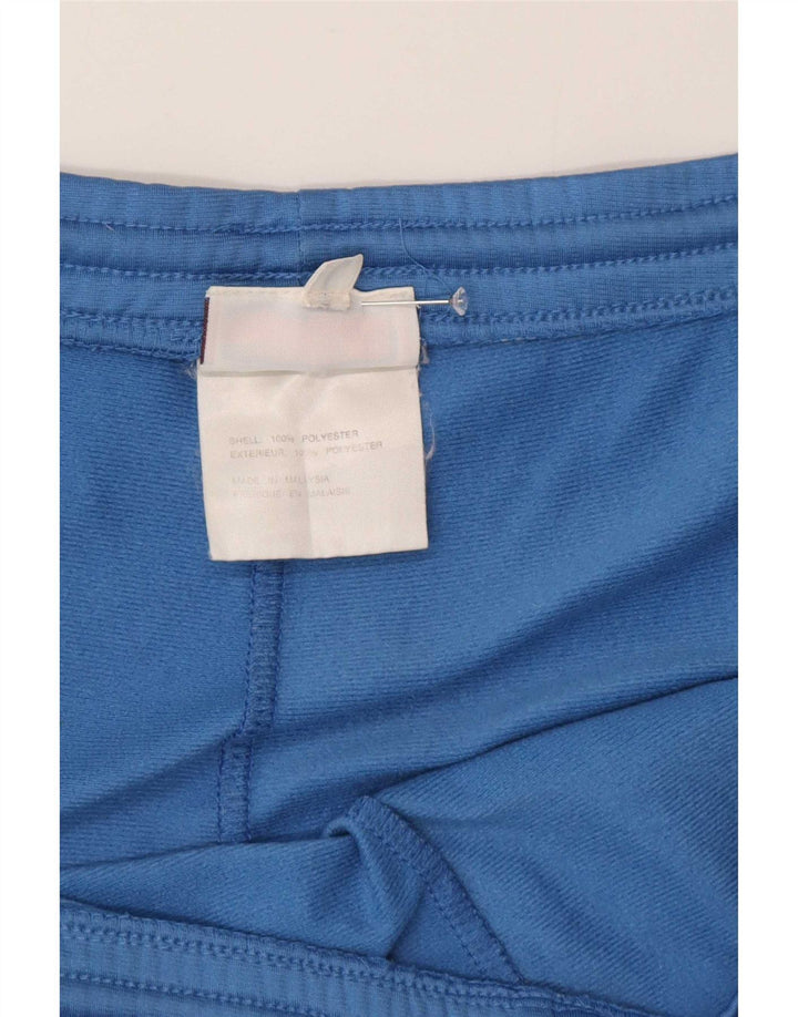 Calça de treino masculina Reebok grande azul colorblock poliéster