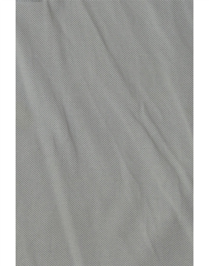 Camisa polo masculina LACOSTE tamanho 5 grande algodão azul