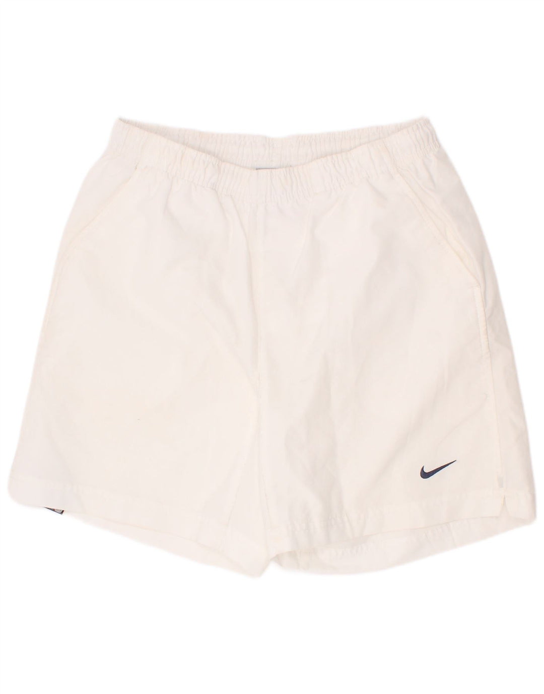 Calções desportivos Nike Boys 12-13 anos grandes brancos