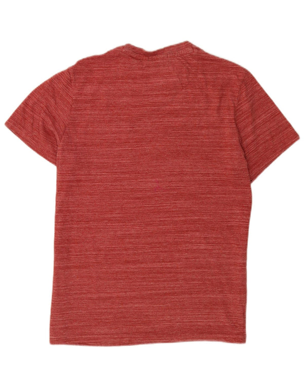 Camiseta masculina Jack Wills Top médio de algodão listrado marrom