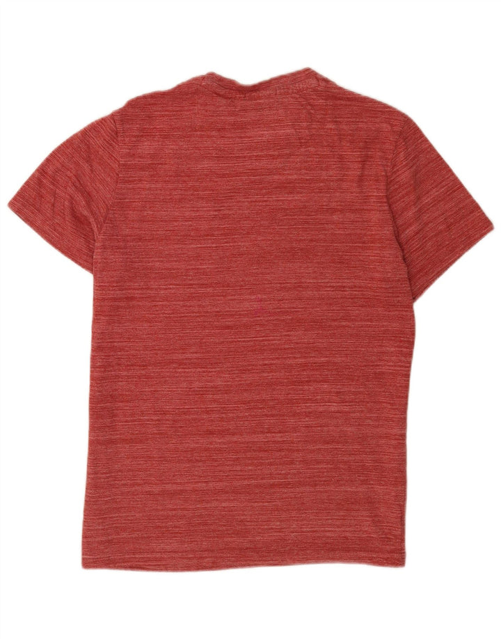Camiseta masculina Jack Wills Top médio de algodão listrado marrom