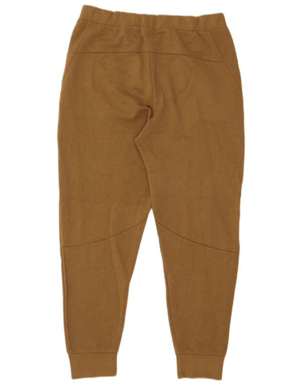 Calça de treino masculina Zara Joggers grande poliéster marrom