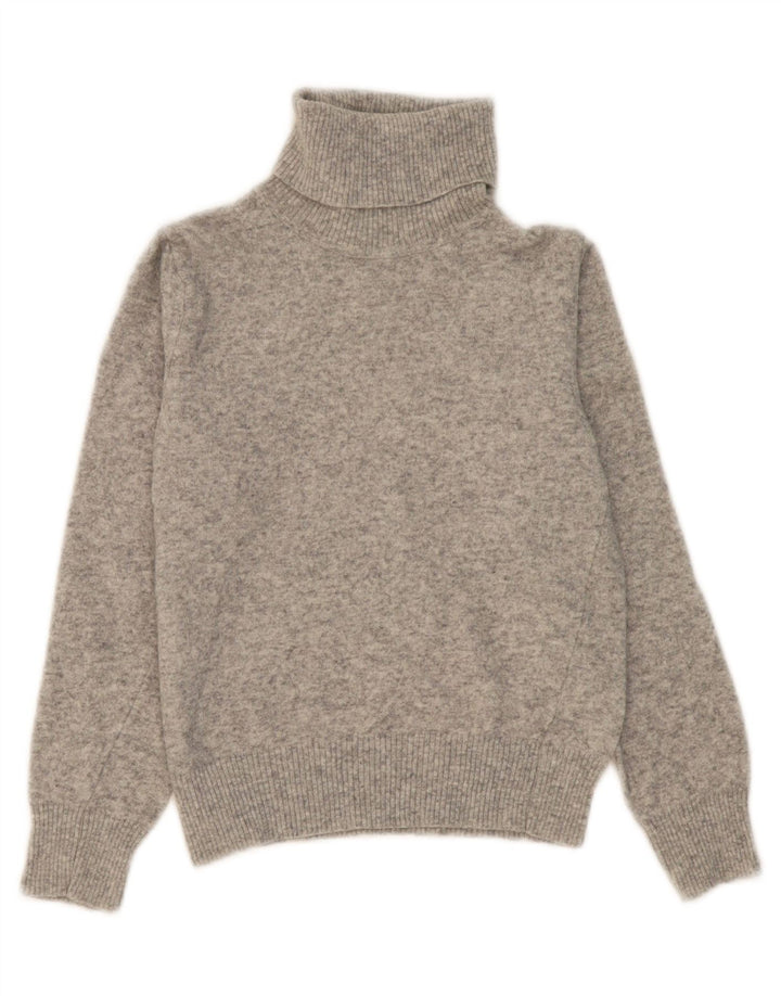 Suéter feminino BENETTON com gola redonda 9-10 anos cinza