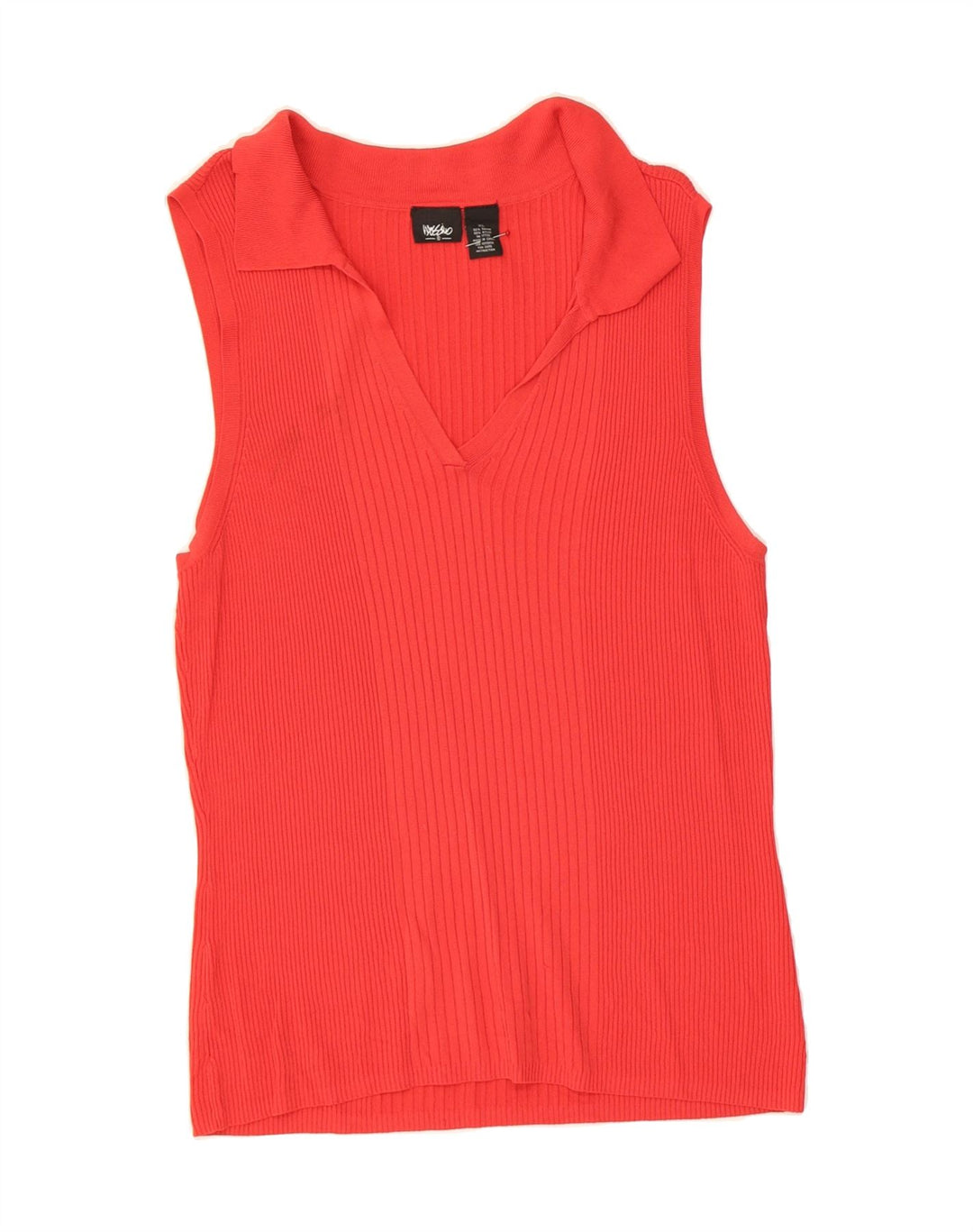 MOSSIMO Womens Vest Top UK 18 XL Red Rayon Vintage Mossimo and Second-Hand Mossimo from Messina Hembry 