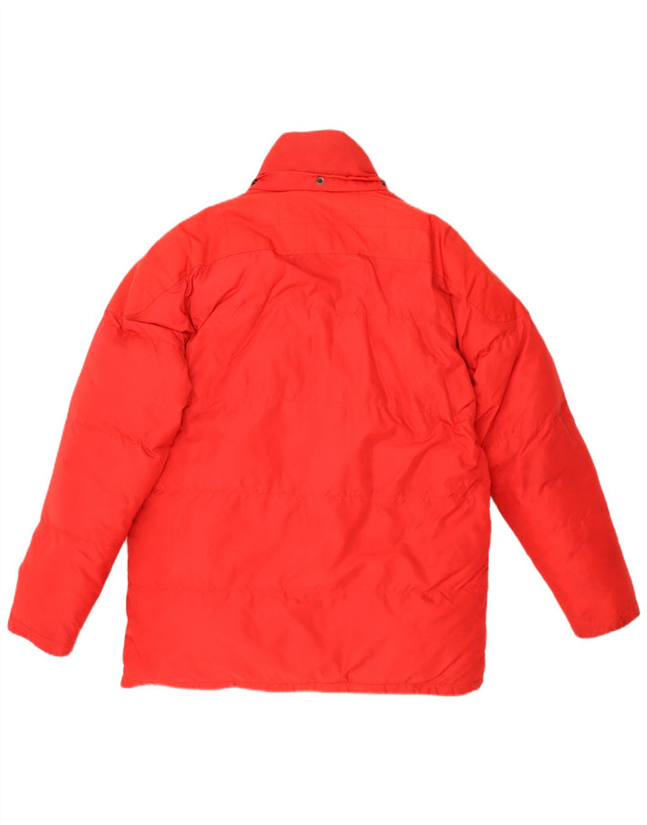 Jaqueta acolchoada masculina SALEWA UK 38 poliéster vermelho médio