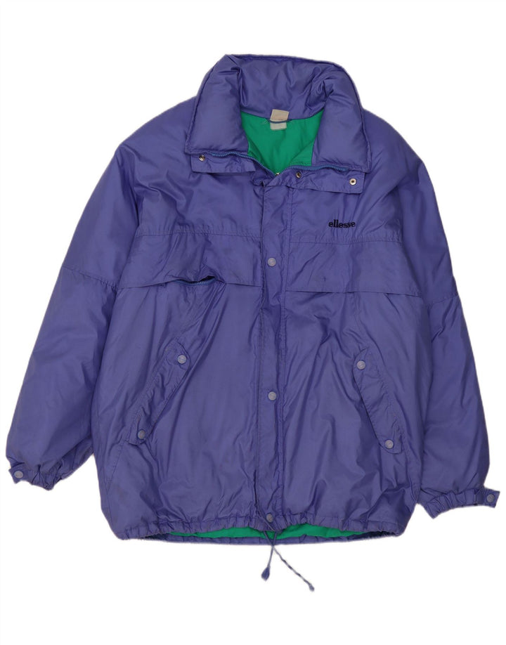 Jaqueta acolchoada masculina Ellesse UK 44 2XL roxo nylon
