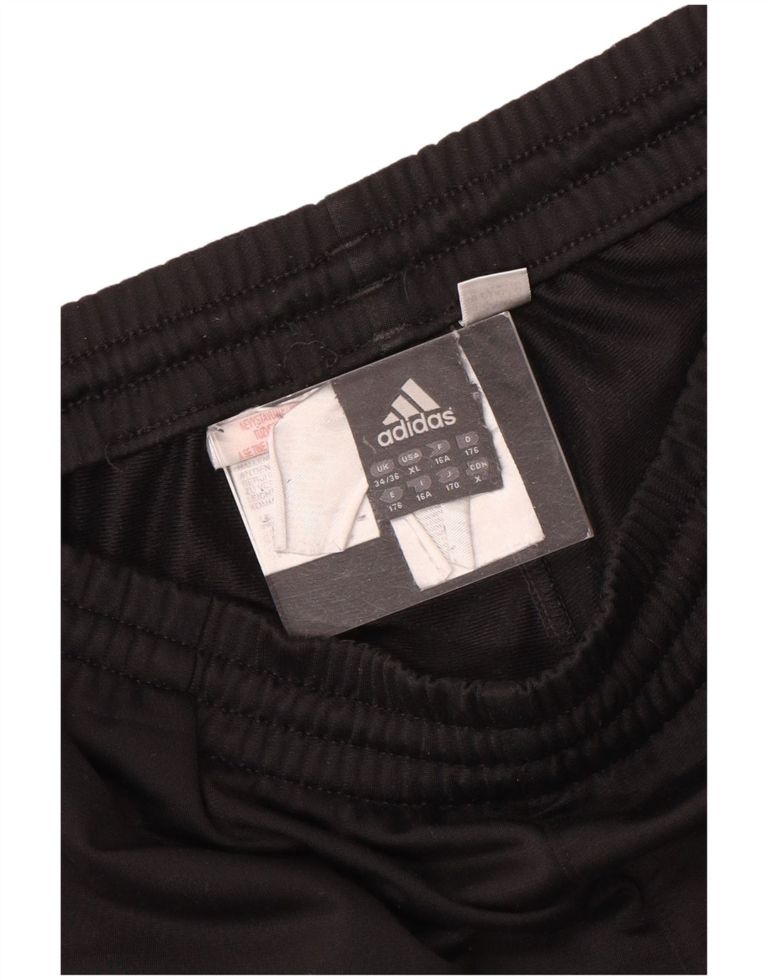 Adidas meninos calças de treino joggers 15-16 anos preto poliéster