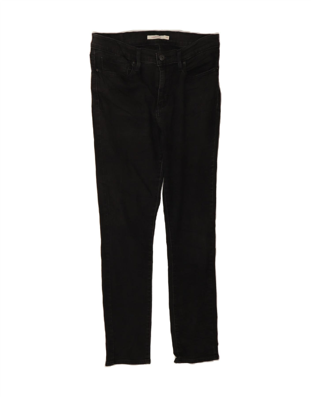 LEVI'S Womens Slimming Skinny Jeans W31 L30  Black Vintage Levi's and Second-Hand Levi's from Messina Hembry 