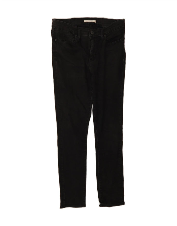 LEVI'S Womens Slimming Skinny Jeans W31 L30  Black Vintage Levi's and Second-Hand Levi's from Messina Hembry 
