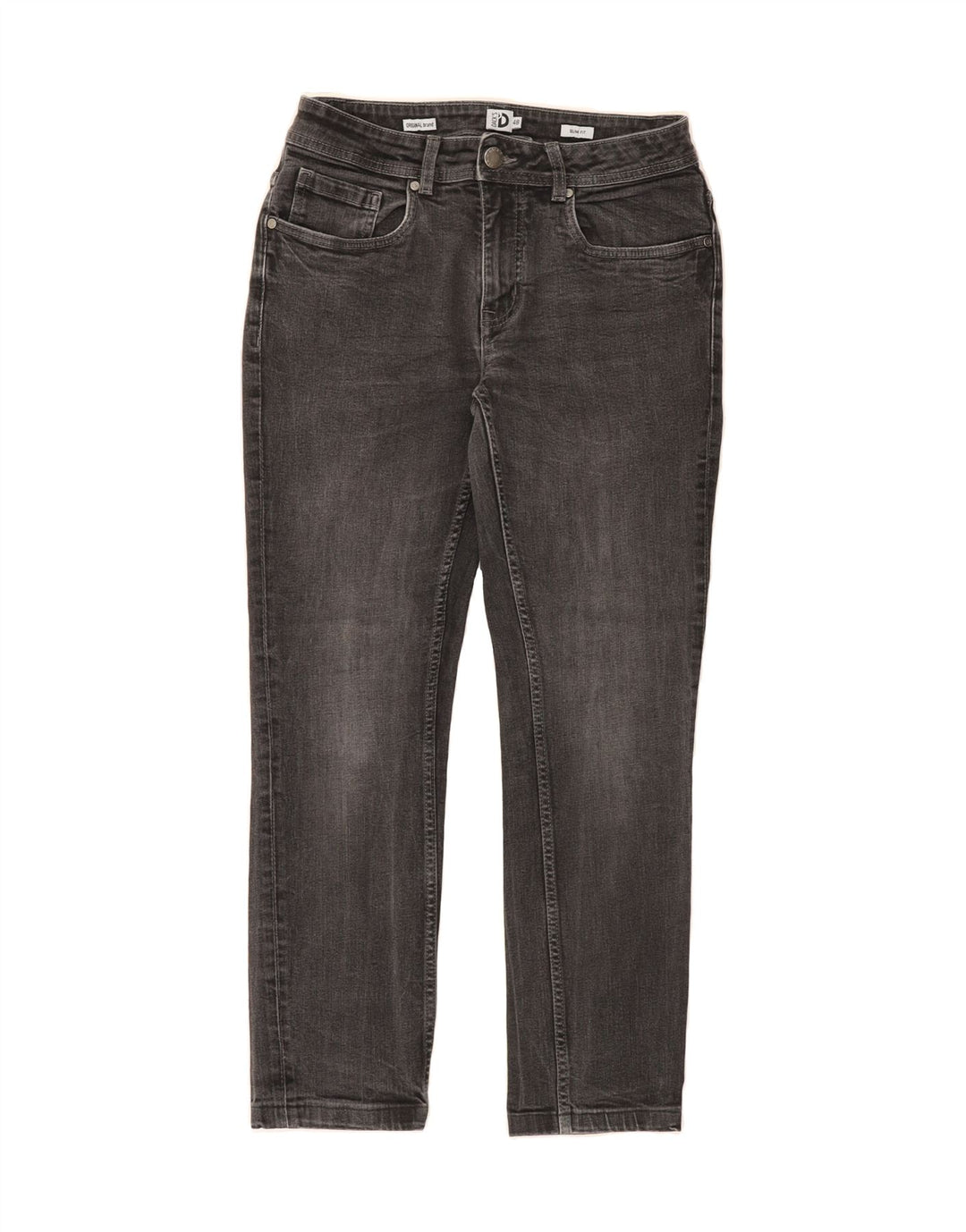 DACK'S Mens Slim Jeans IT 48 Medium W30 L28 Black Cotton Vintage Dack's and Second-Hand Dack's from Messina Hembry 