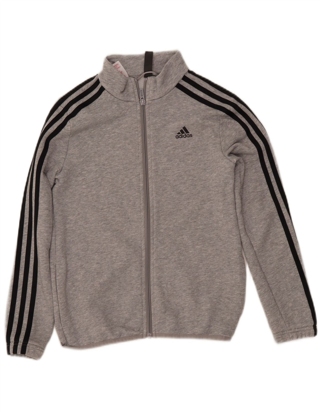 ADIDAS Boys Primegreen Tracksuit Top Jacket 9-10 Anos Cinza Algodão