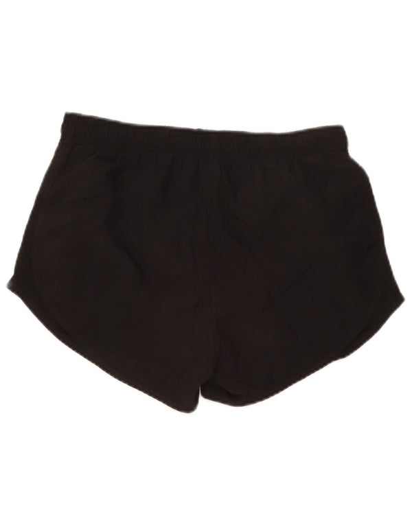 Nike Womens Dri Fit Sport Shorts UK 10 Pequeno Poliéster Preto