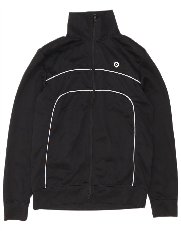Jaqueta masculina de agasalho Jack & Jones de poliéster preto médio