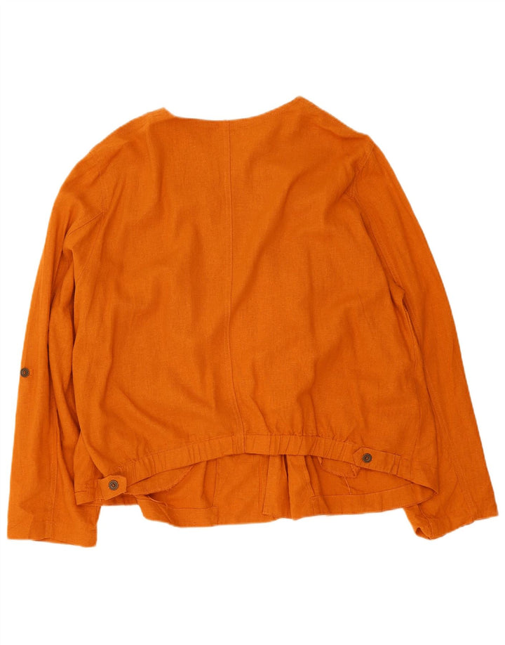 Blusa feminina clássica LAURA TORELLI IT 48 XL laranja