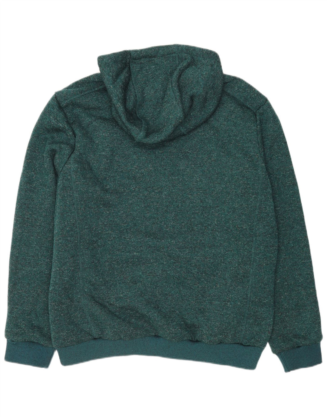 Camisola XL com capuz e zíper masculino Mountain Warehouse Poliéster salpicado verde