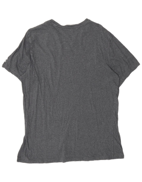 Reebok Camiseta Masculina Graphic Top Grande Cinza