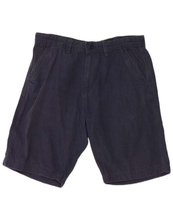 Weird Fish Mens Chino Shorts Grande W34 Azul Marinho Algodão
