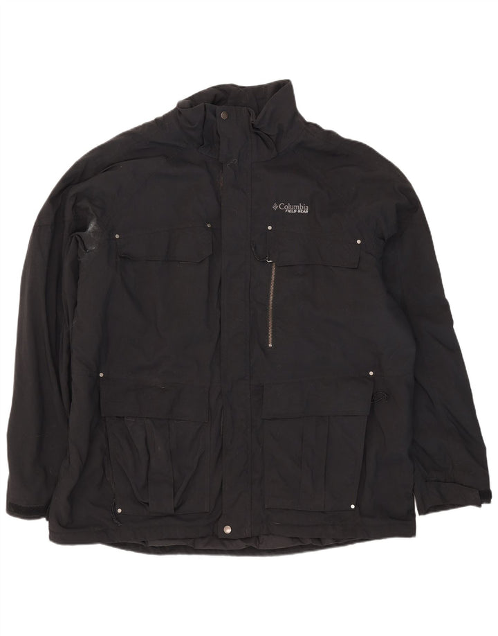 Jaqueta utilitária masculina Columbia UK 44 2XL nylon preto