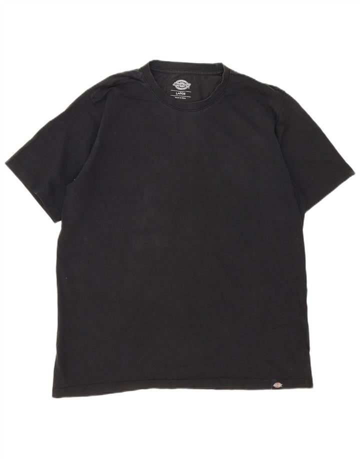 Camiseta masculina Dickies top grande de algodão preto