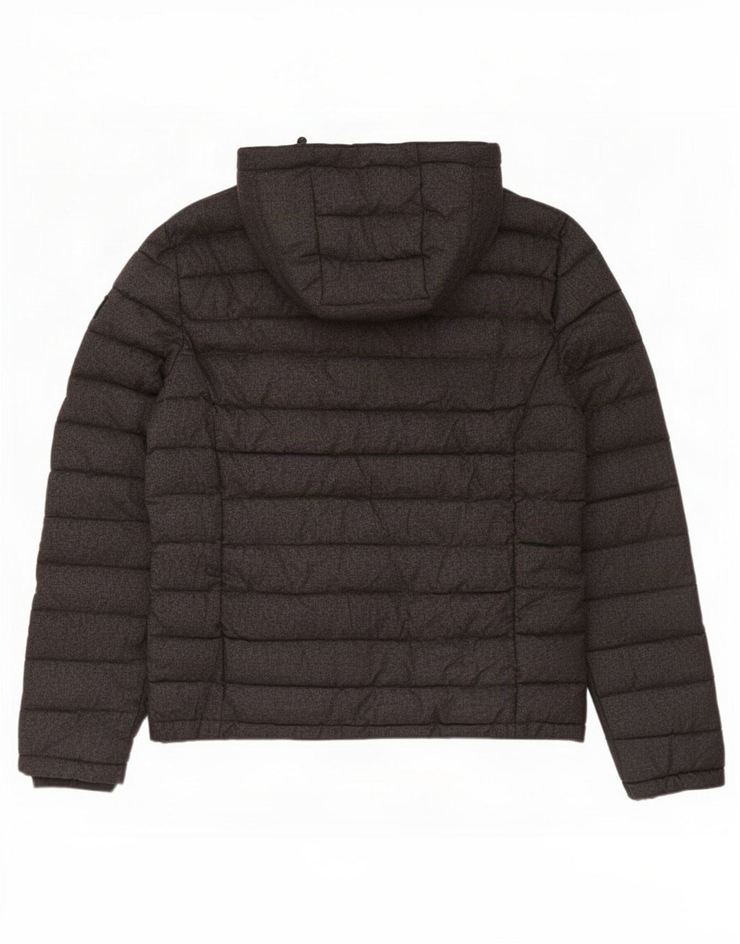 Jaqueta acolchoada com capuz masculina Superdry UK 42 XL poliéster cinza