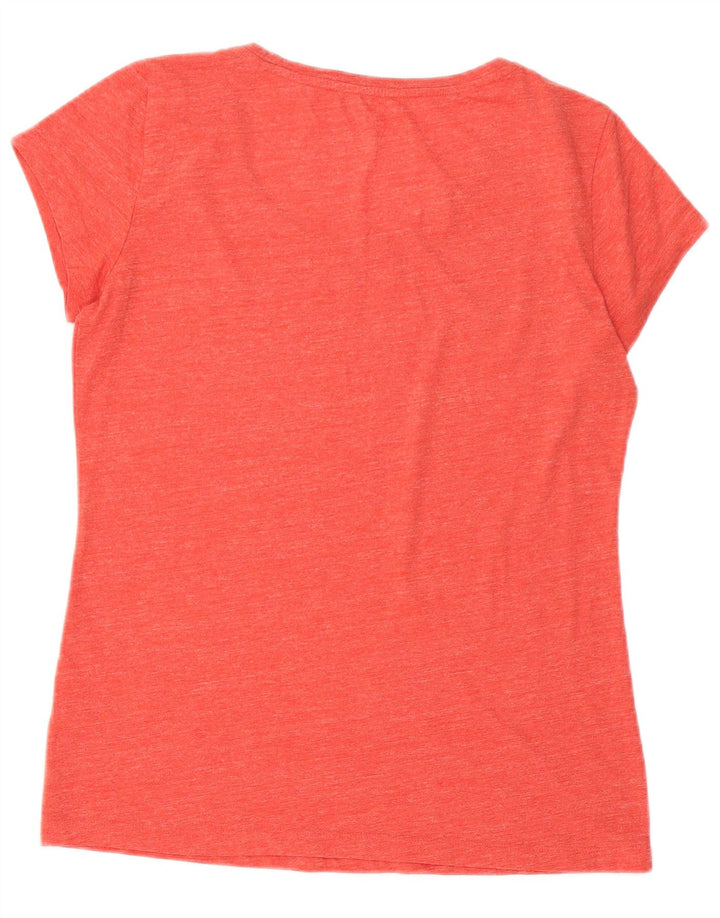 Reebok Camiseta Feminina Graphic Top UK 14 Grande Vermelho