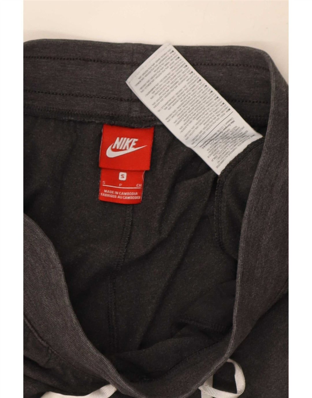 Shorts esportivos femininos Nike UK 10 poliéster cinza pequeno
