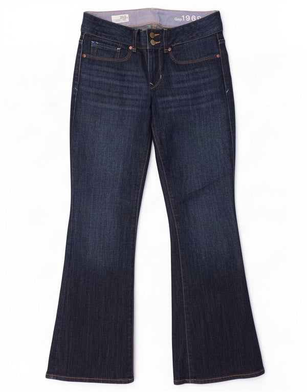 Jeans Bootcut feminino Gap EUA 2 XS W26 L29 algodão azul marinho