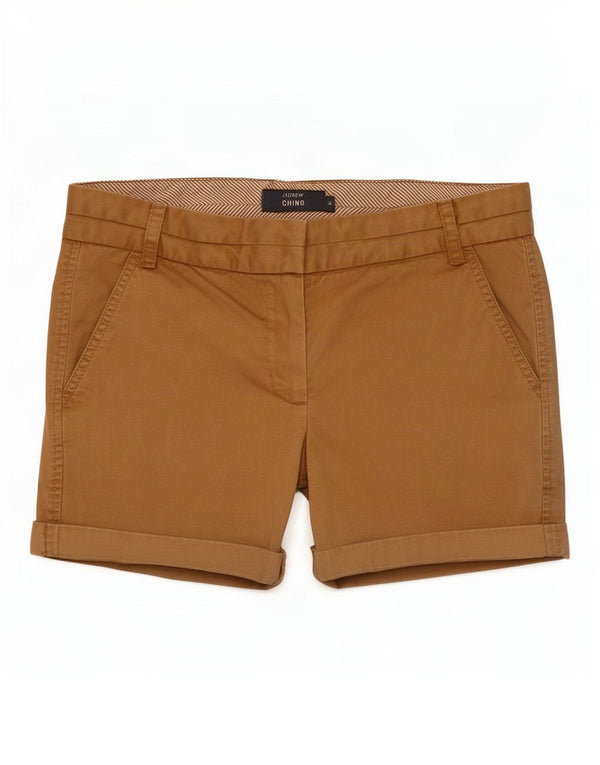 J. Crew Shorts Chino Feminino US 6 Médio W32 Algodão Bege