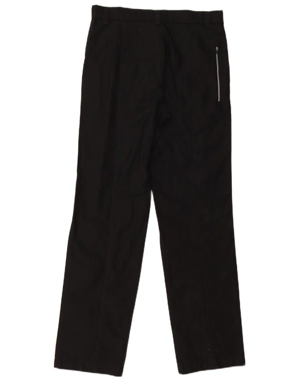 Belfe Mens Calças UK 30 W30 L31 Algodão Preto