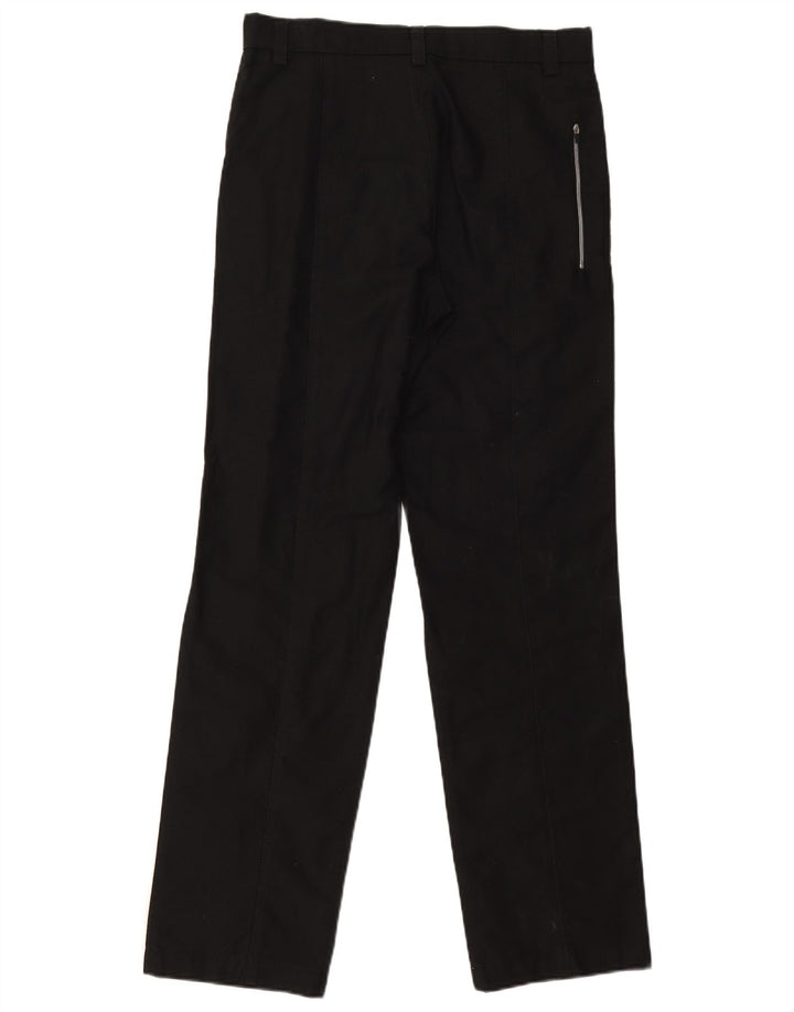 Belfe Mens Calças UK 30 W30 L31 Algodão Preto