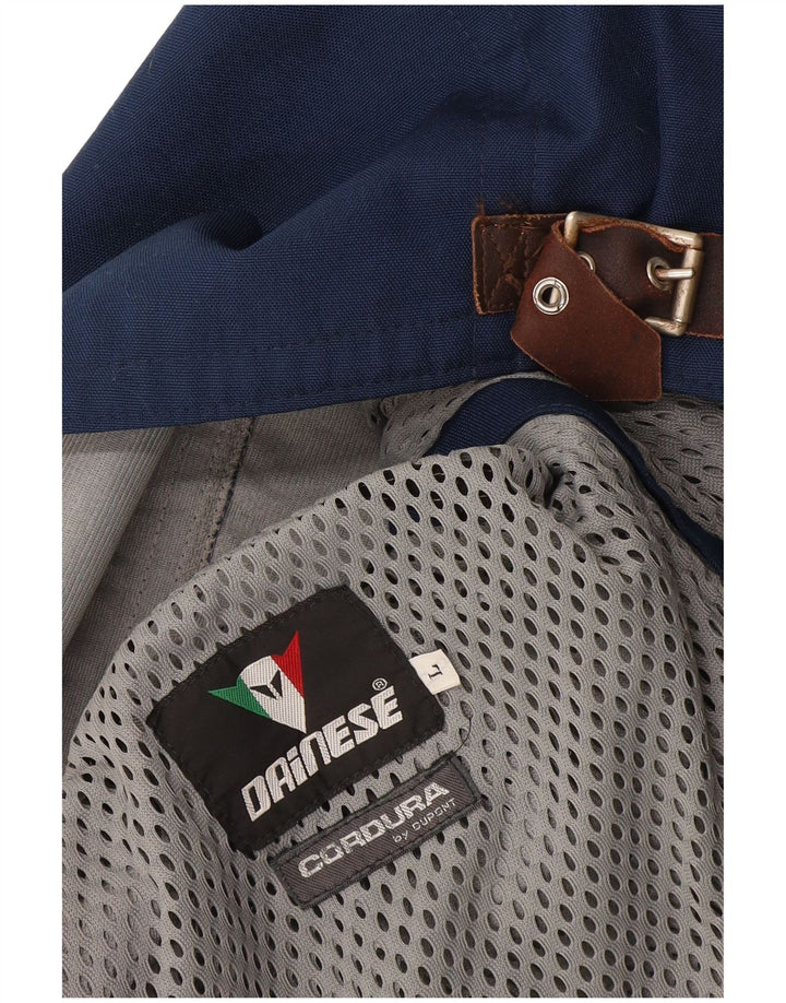 Colete utilitário masculino Dainese UK 40 grande bloco colorido azul