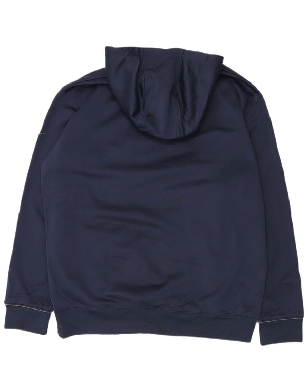 Jumper com capuz gráfico masculino Nike UK 50/52 2XL azul marinho poliéster