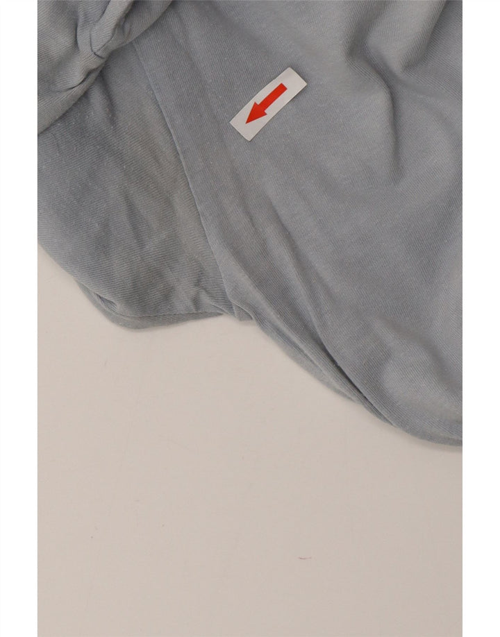 REEBOK Camiseta masculina gráfica Top grande algodão azul