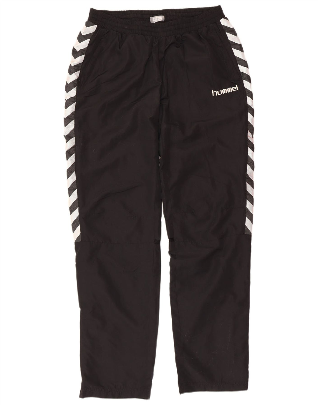 Calça de treino masculina HUMMEL de poliéster preto médio