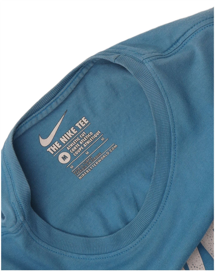 Camiseta Nike Masculina Athletic Cut Graphic Top Azul Médio