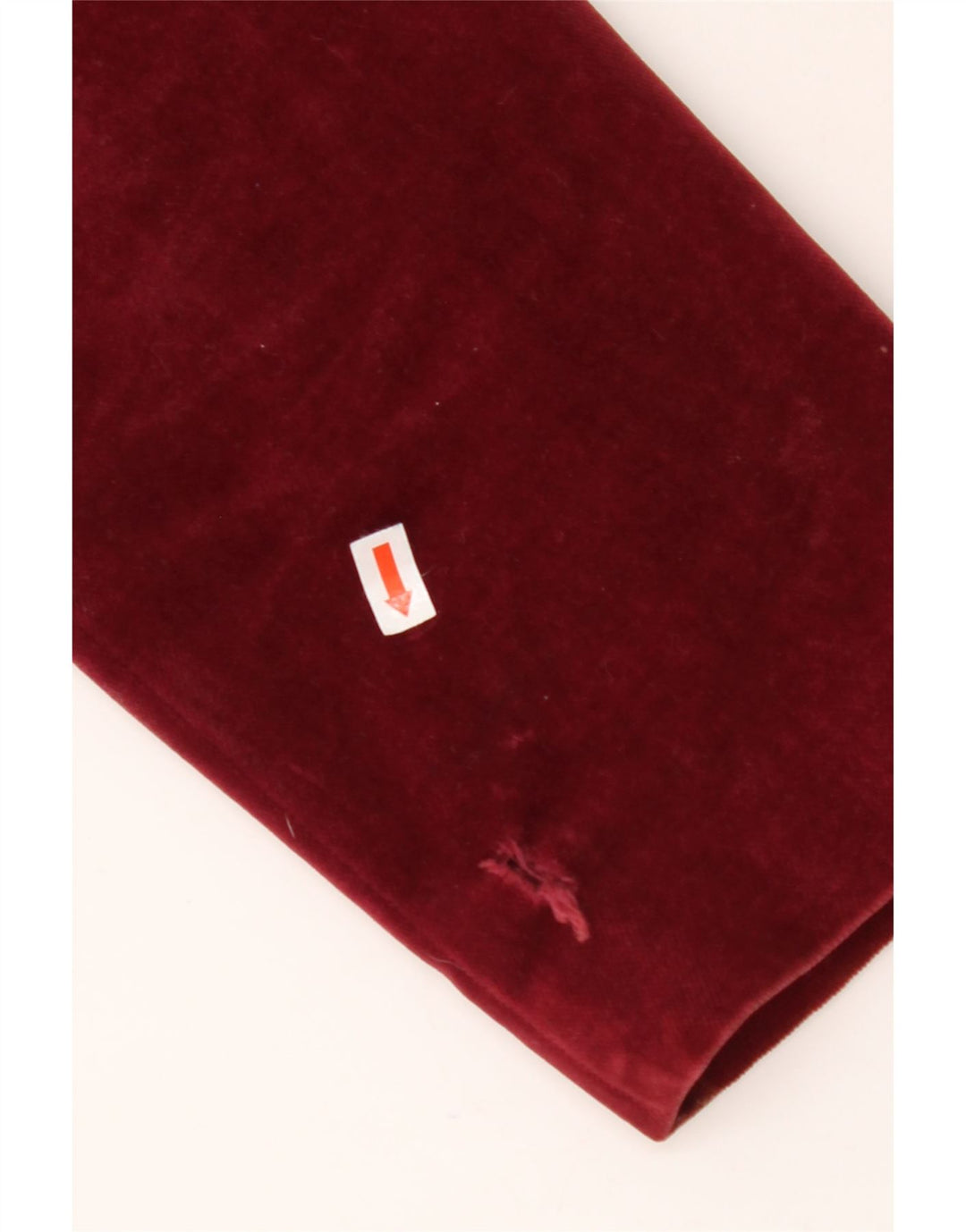 Jaqueta blazer feminina de veludo com 2 botões COUNTRY CASUALS Reino Unido 14 grande Borgonha