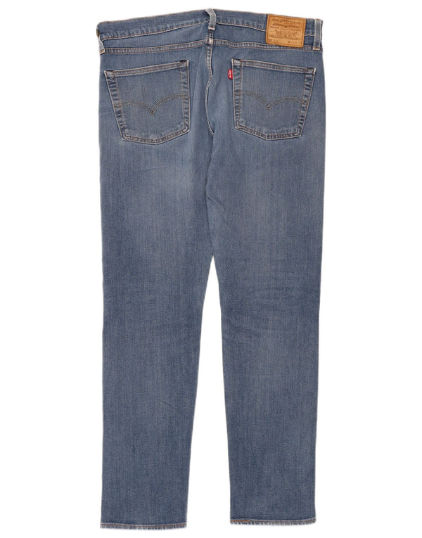 Levi's Masculino 510 Distressed Skinny Jeans W34 L32 Azul Algodão