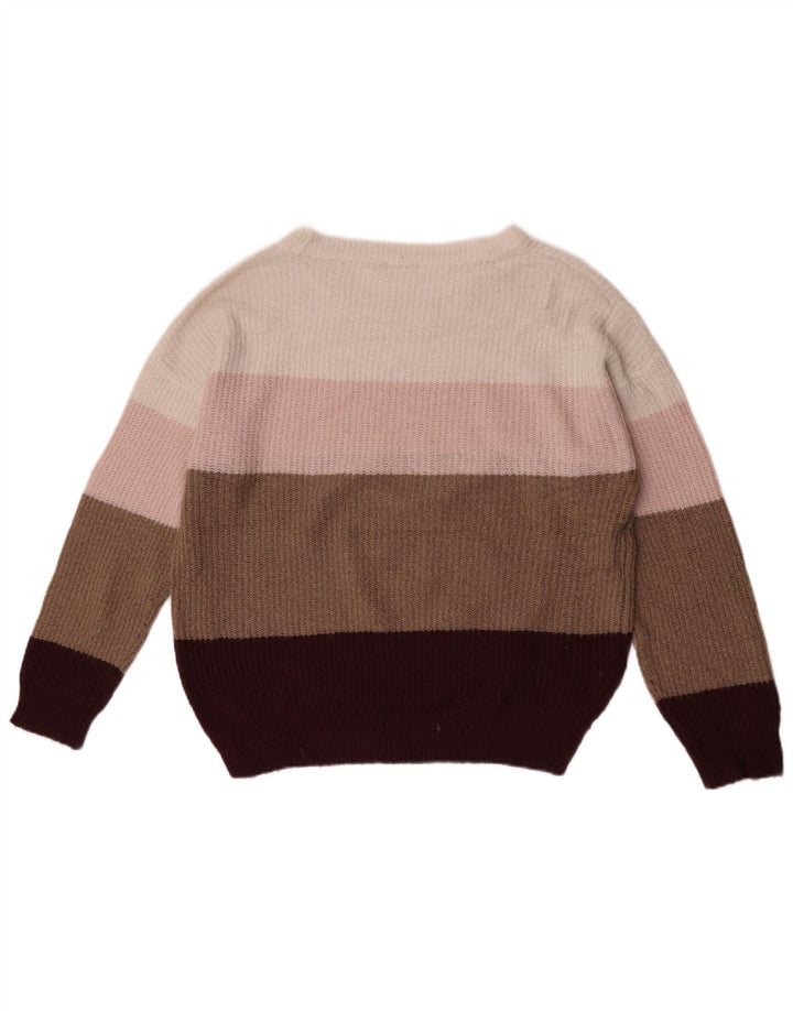 Suéter feminino Market & Spruce com gola redonda UK 14 médio multicolorido